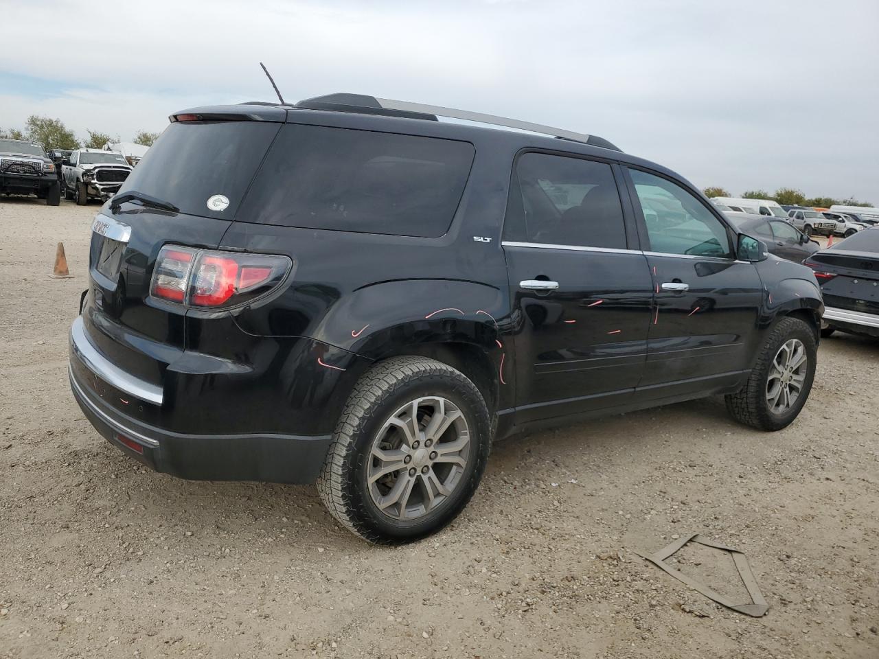 2014 GMC Acadia VIN 1GKKRRKD4EJ178504 Copart auction photo, all over damage thumbnail 3