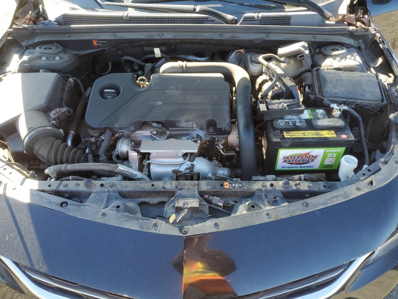 2018 Chevrolet Malibu VIN 1G1ZD5ST2JF145838 Copart auction photo, front end / side damage thumbnail 11