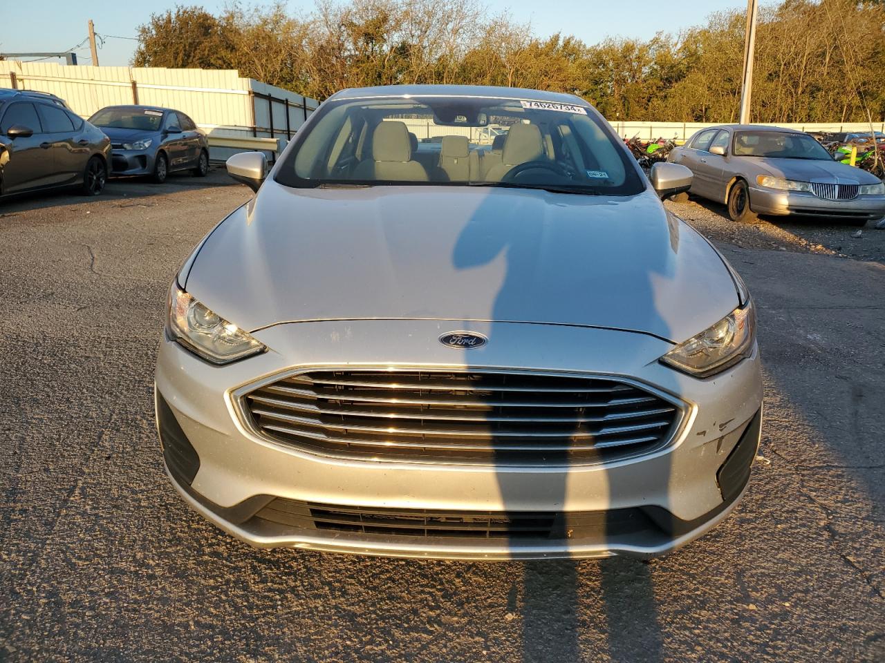 2019 Ford Fusion VIN 3FA6P0LU2KR225016 Copart auction photo, hail / rear end damage thumbnail 5