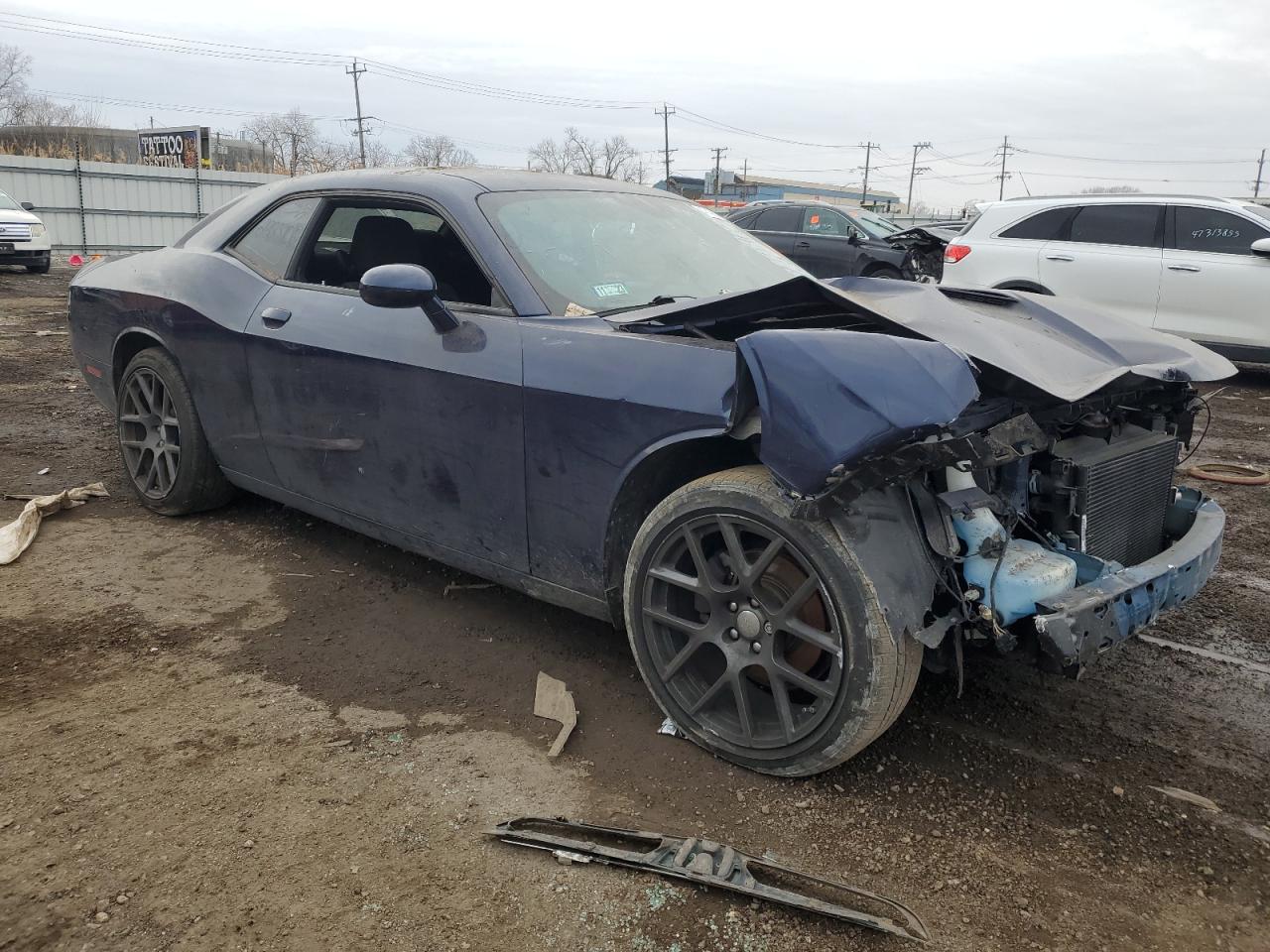 2017 Dodge Challenger VIN 2C3CDZAG1HH613614 Copart auction photo, front end damage thumbnail 4