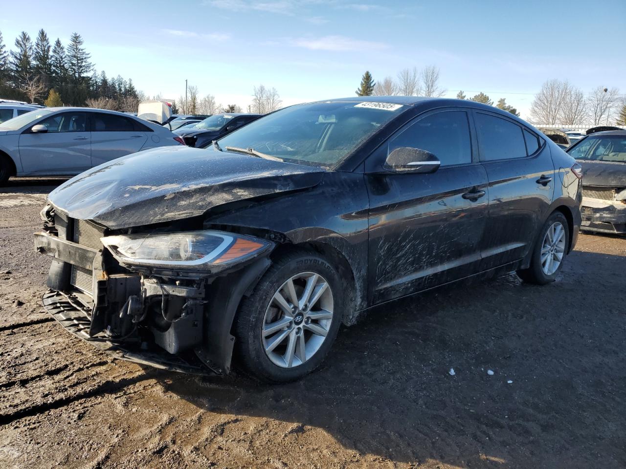 2017 Hyundai Elantra VIN KMHD84LF4HU129280