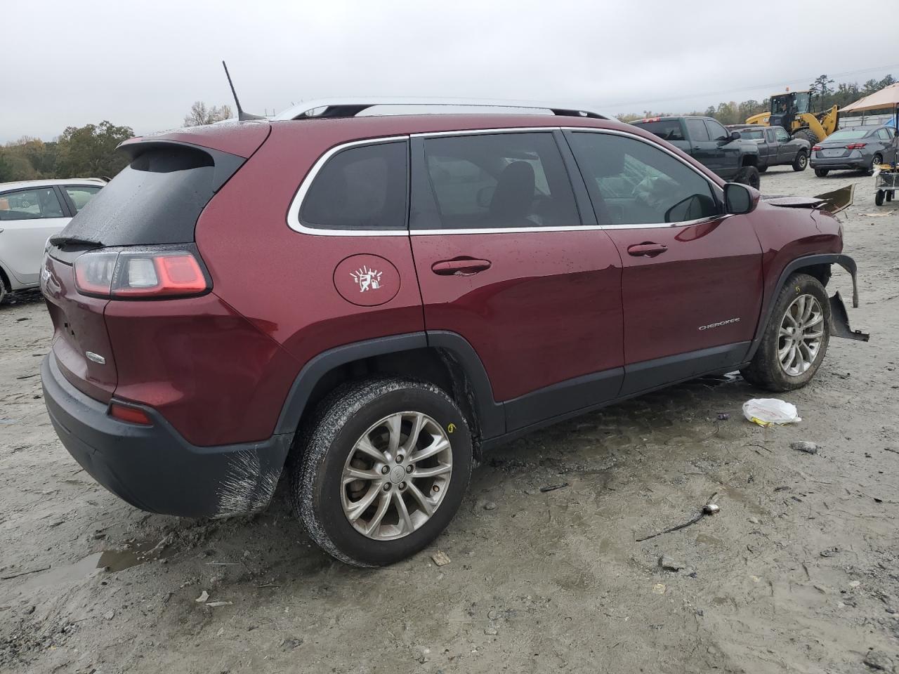2019 Jeep Grand Cherokee VIN 1C4PJLCB9KD312243 Copart auction photo, front end / side damage thumbnail 3