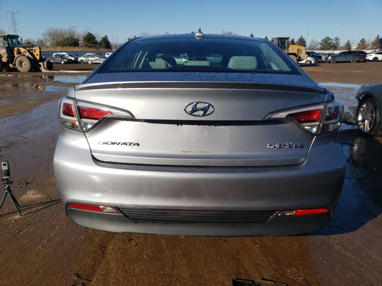 2016 Hyundai Sonata VIN KMHE24L14GA016360 Copart auction photo, front end damage thumbnail 6