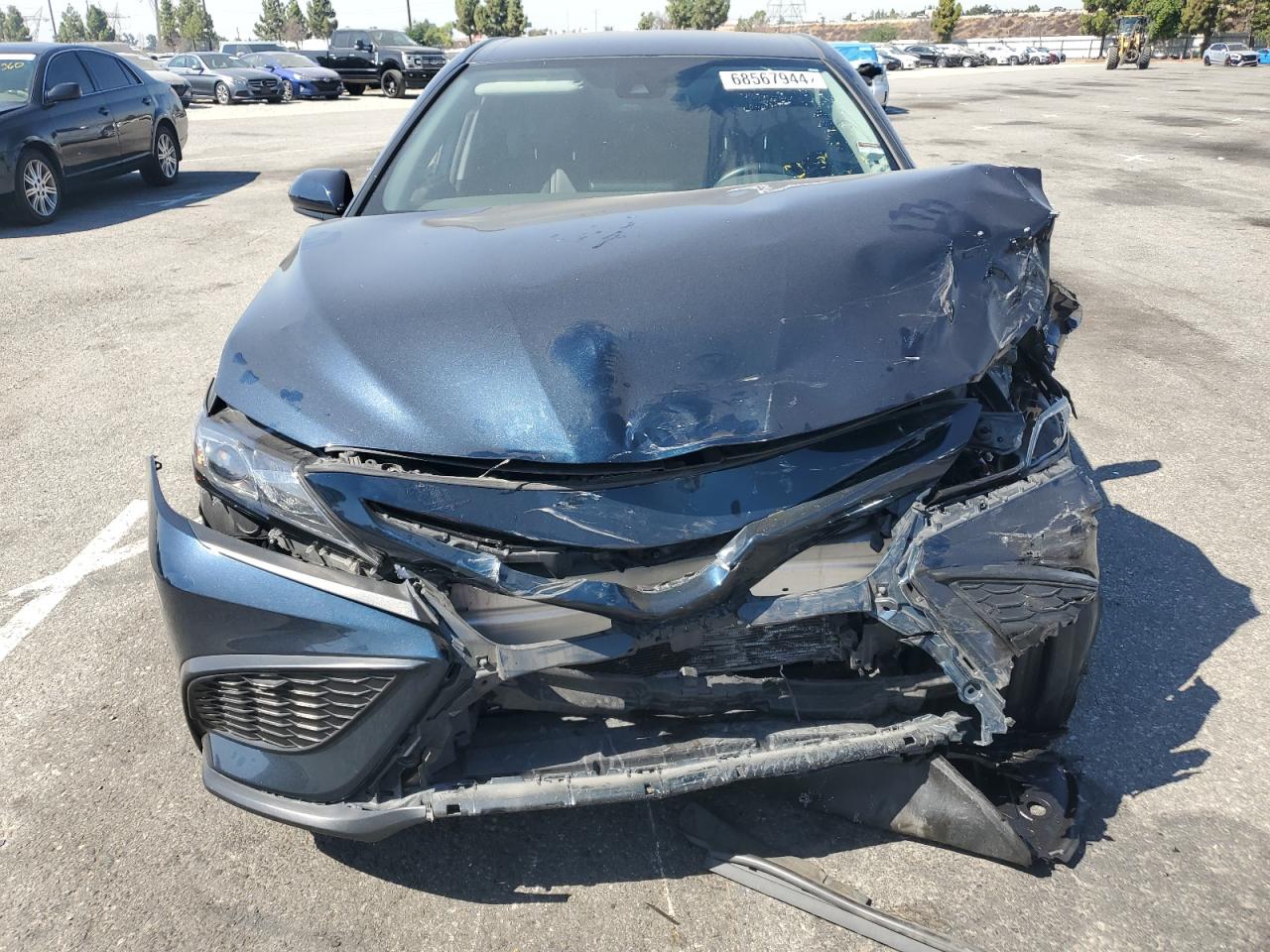 2021 Toyota Camry VIN 4T1G11AK1MU497412 Copart auction photo, front end damage thumbnail 5