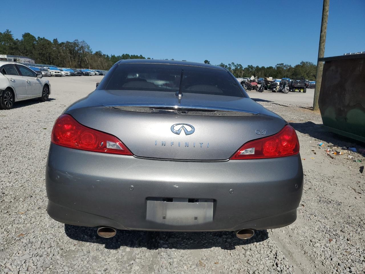 2011 Infiniti G VIN JN1CV6FE9BM951624 Copart auction photo, front end damage thumbnail 6