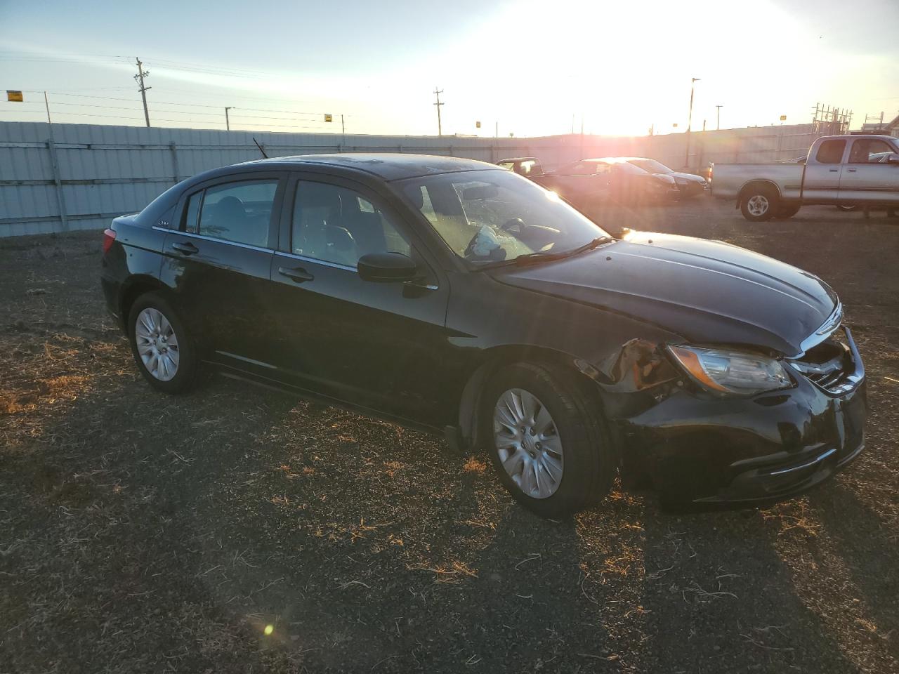 2012 Chrysler 200 VIN 1C3CCBAB3CN273705 Copart auction photo, front end damage thumbnail 4