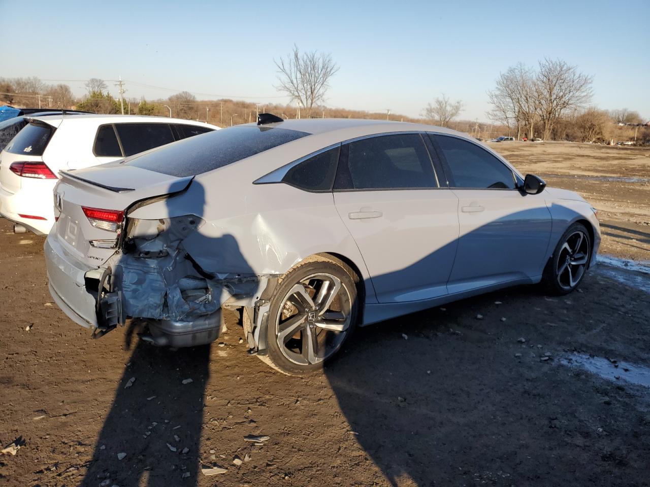 2021 Honda Accord VIN 1HGCV1F39MA010534 Copart auction photo, rear end damage thumbnail 3