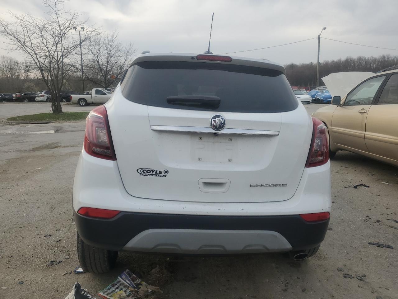 2019 Buick Encore VIN KL4CJASB0KB724450 Copart auction photo, front end / side damage thumbnail 6