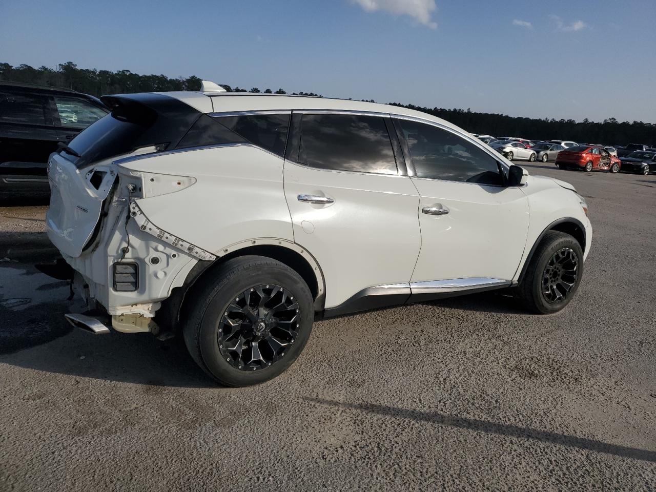 2017 Nissan Murano VIN 5N1AZ2MH4HN177358 Copart auction photo, rear end / front end damage thumbnail 3