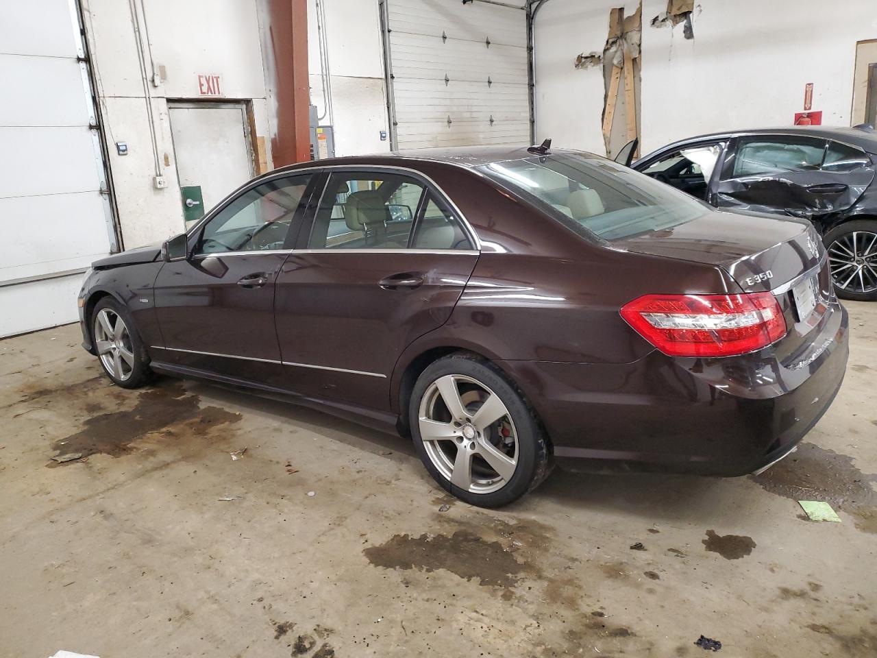 2012 Mercedes-Benz E-klasse VIN WDDHF8JBXCA641340 Copart auction photo, front end damage thumbnail 2