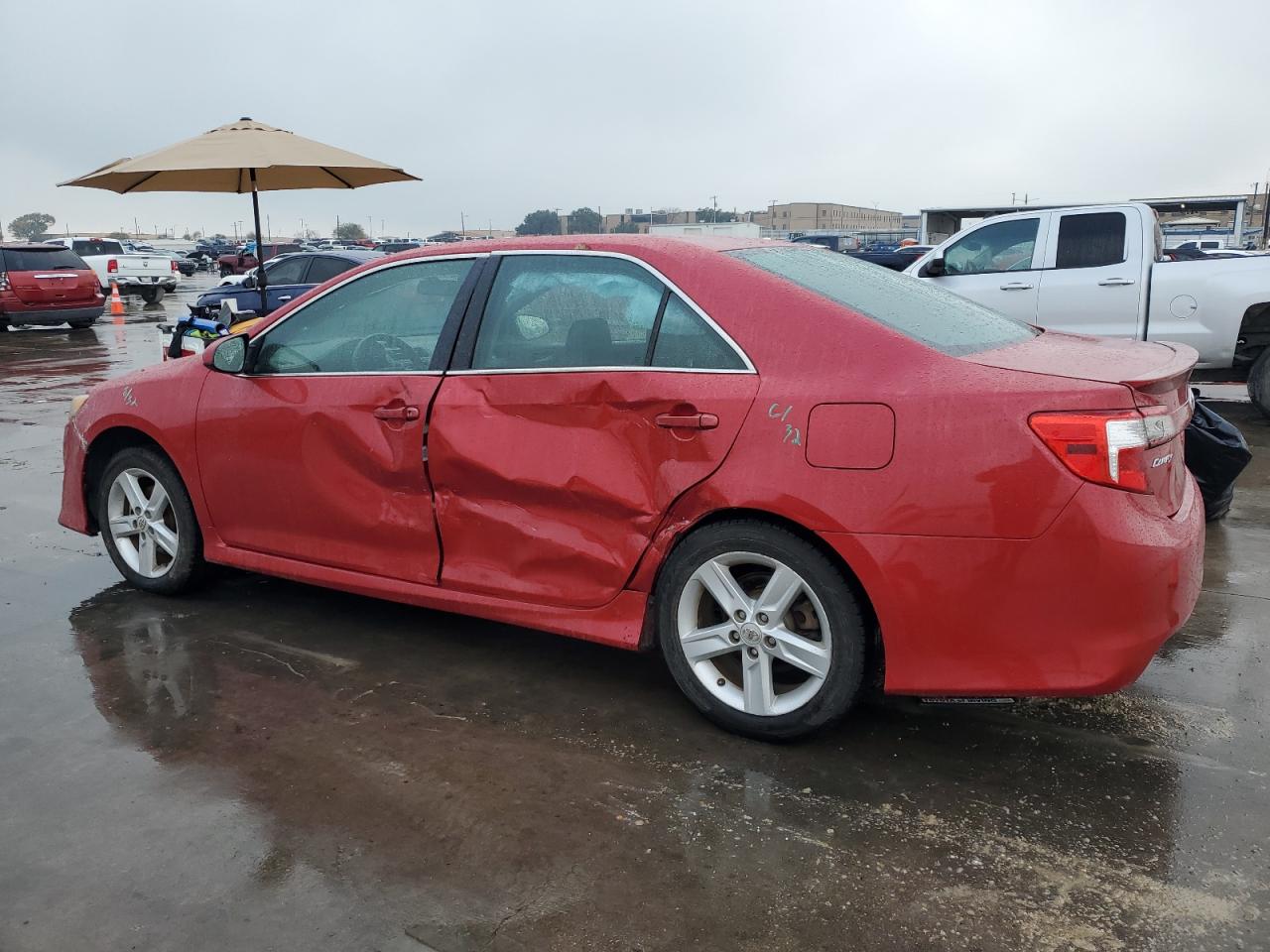2014 Toyota Camry VIN 4T1BF1FKXEU795186 Copart auction photo, all over damage thumbnail 2