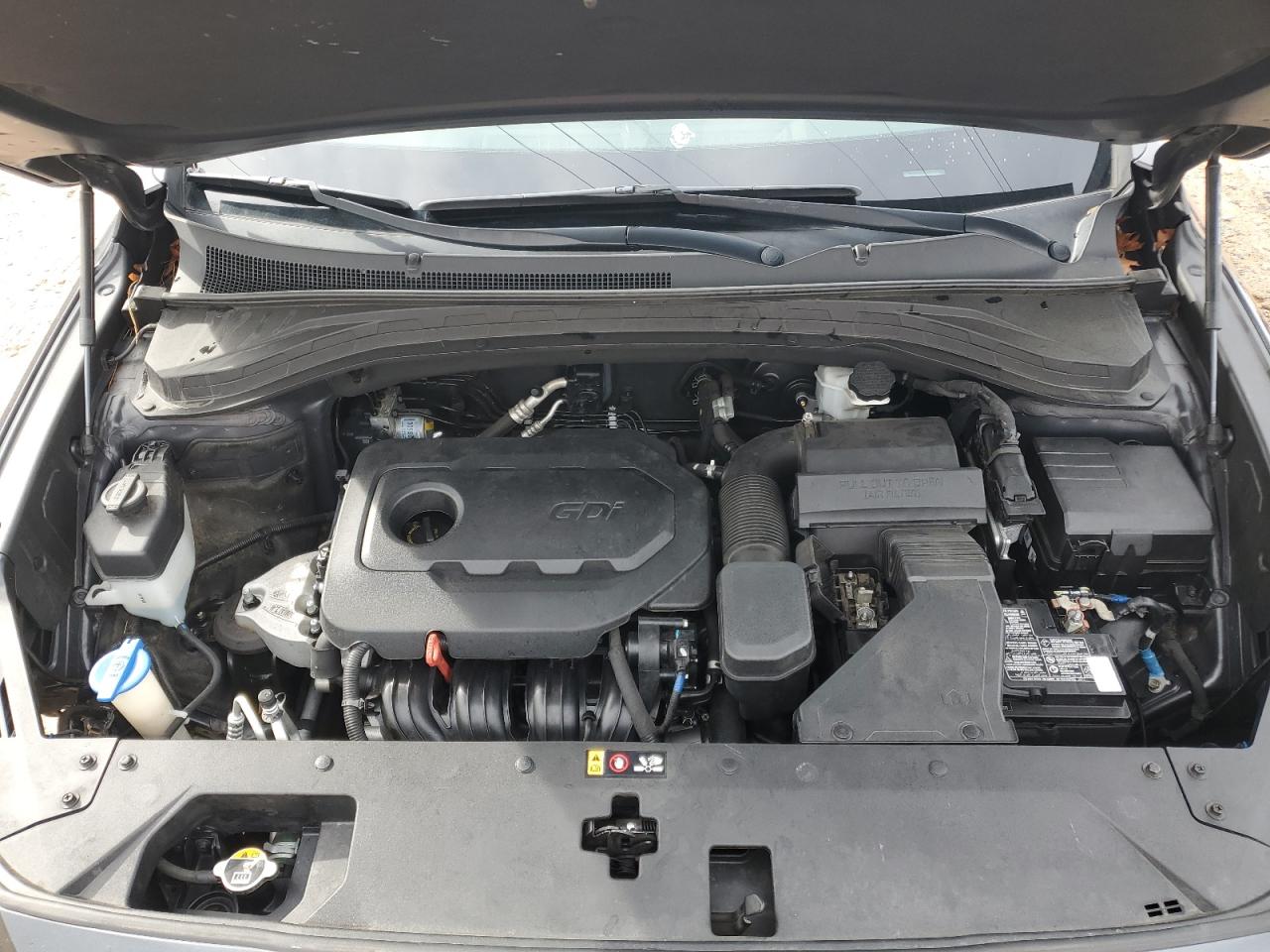 2020 Hyundai Santa Fe VIN 5NMS23AD8LH188373 Copart auction photo, front end damage thumbnail 12