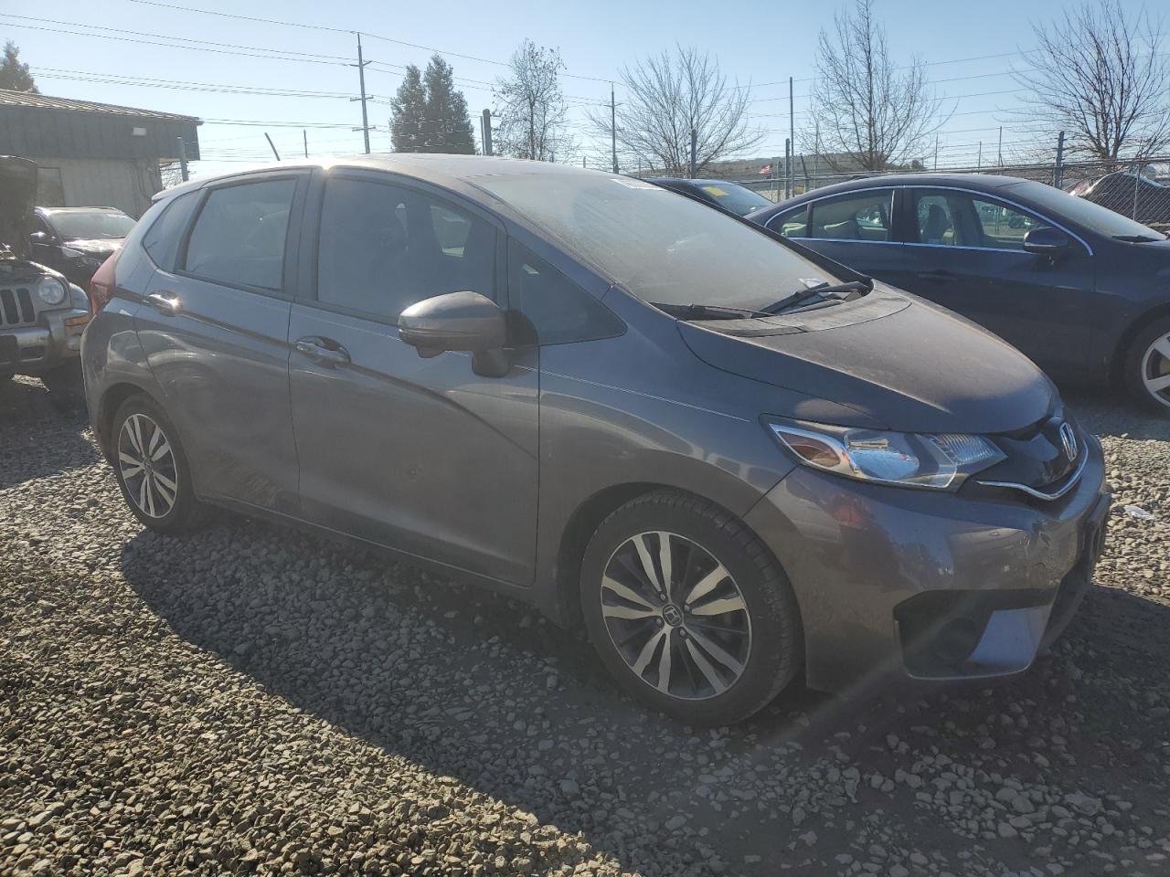 2016 Honda Fit VIN JHMGK5H78GX042634 Copart auction photo, side damage thumbnail 4