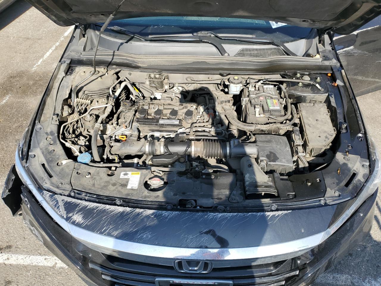 2018 Honda Accord VIN 1HGCV1F18JA208502 Copart auction photo, rollover damage thumbnail 11