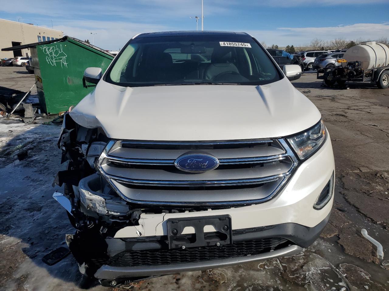 2016 Ford Edge VIN 2FMPK4J97GBC68044 Copart auction photo, front end damage thumbnail 5
