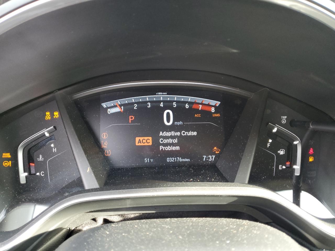 2019 Honda CR-V VIN 7FARW1H5XKE011592 Copart auction photo, vandalism / missing/altered vin damage thumbnail 9