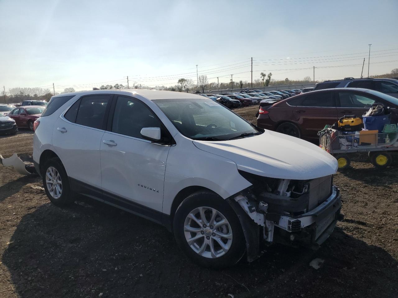 2019 Chevrolet Equinox VIN 2GNAXUEV9K6212568 Copart auction photo, front end damage thumbnail 4