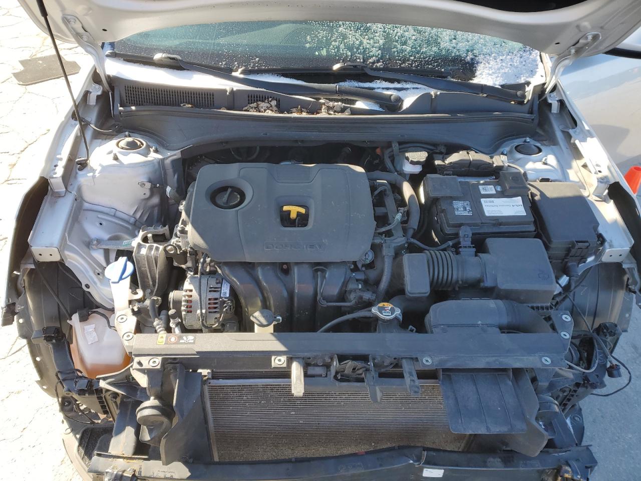 2021 KIA Forte VIN 3KPF24AD9ME333677 Copart auction photo, rear end / front end damage thumbnail 11