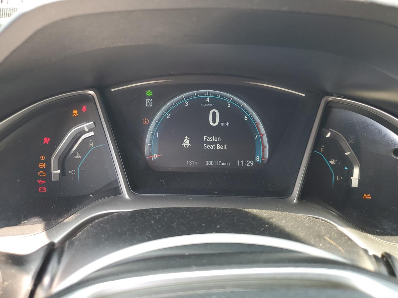 2018 Honda Civic VIN 2HGFC1F72JH643573 Copart auction photo, front end / minor dent/scratches damage thumbnail 9