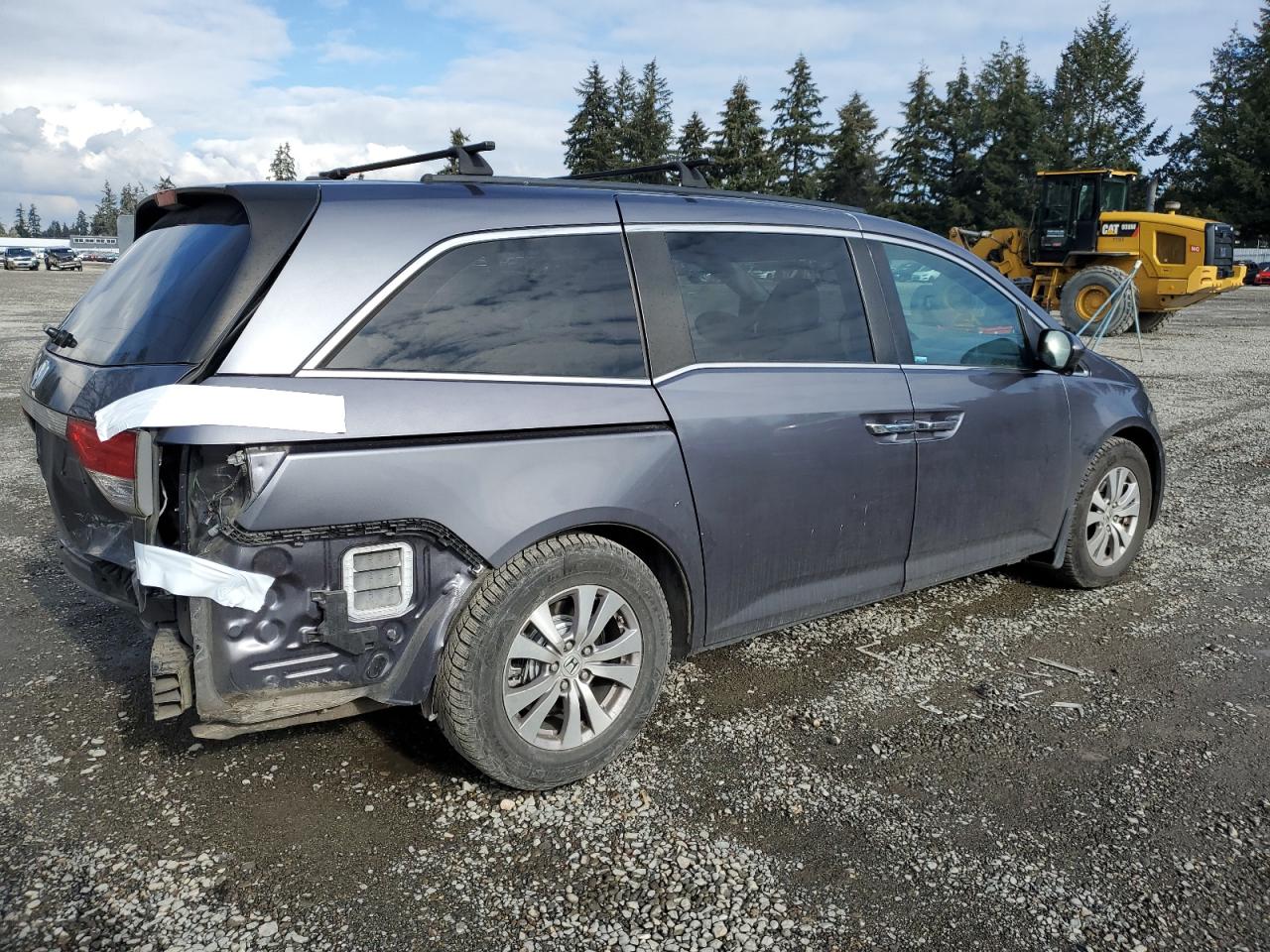 2016 Honda Odyssey VIN 5FNRL5H63GB009176 Copart auction photo, rear end damage thumbnail 3