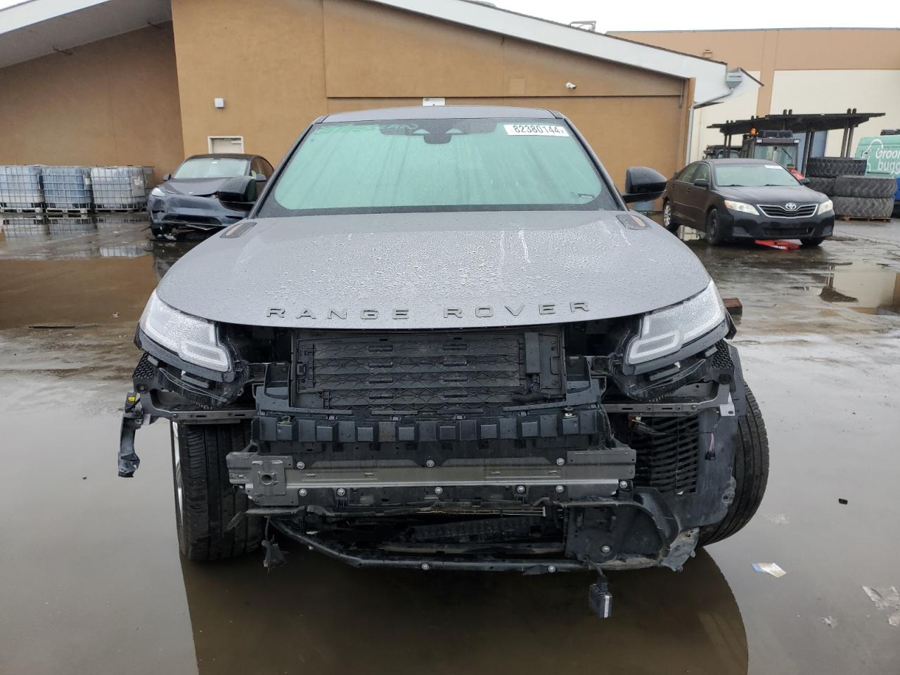 2023 Land Rover Range Rover VIN SALYT2EX7PA359757 Copart auction photo, front end damage thumbnail 5