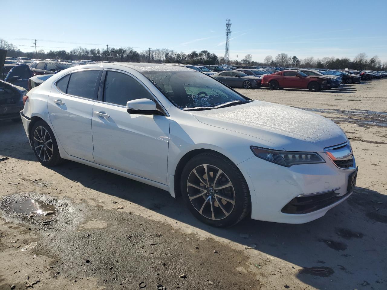 2015 Acura TLX VIN 19UUB3F57FA001506 Copart auction photo, rear end / minor dent/scratches damage thumbnail 4