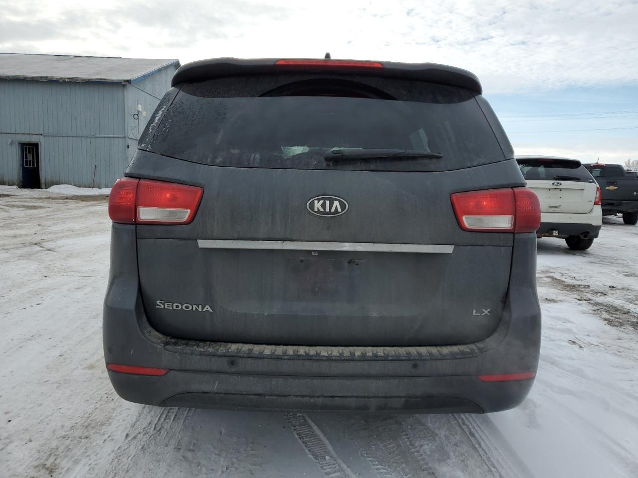 2017 KIA Sedona VIN KNDMB5C18H6267196 Copart auction photo, front end damage thumbnail 6