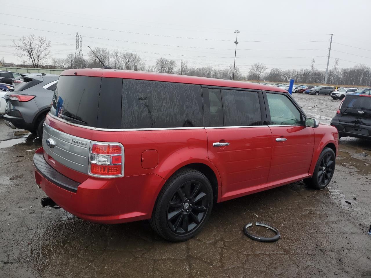 2010 Ford Flex VIN 2FMGK5DC3ABA39350 Copart auction photo, side damage thumbnail 3