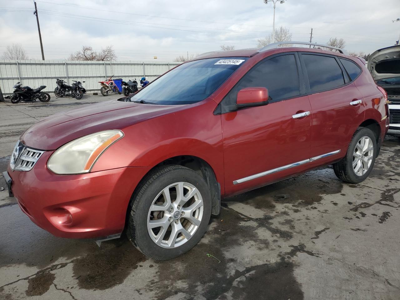 2011 Nissan Rogue VIN JN8AS5MVXBW265241