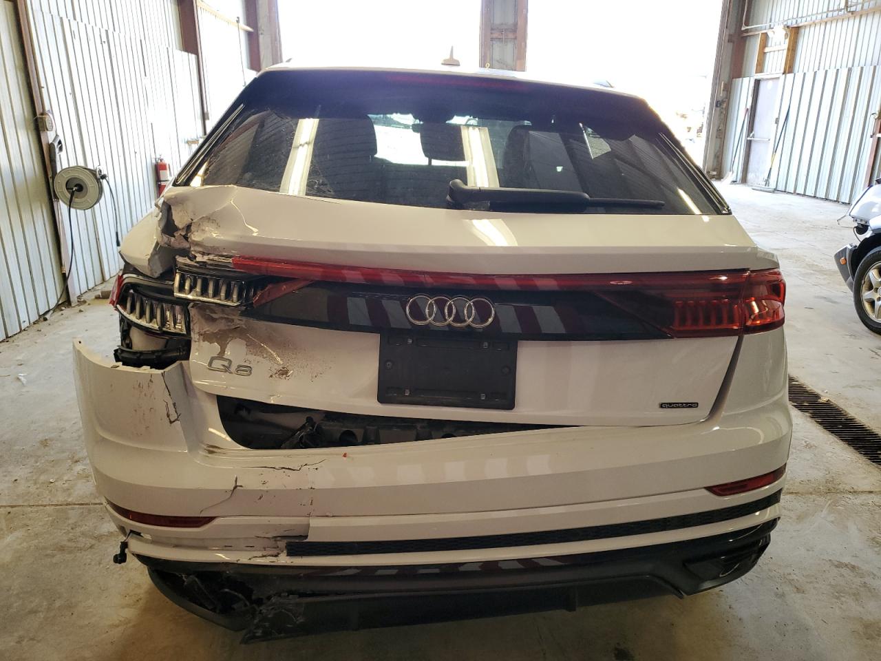 2023 Audi Q8 VIN WA1FVBF18PD047636 Copart auction photo, rear end / undercarriage damage thumbnail 6