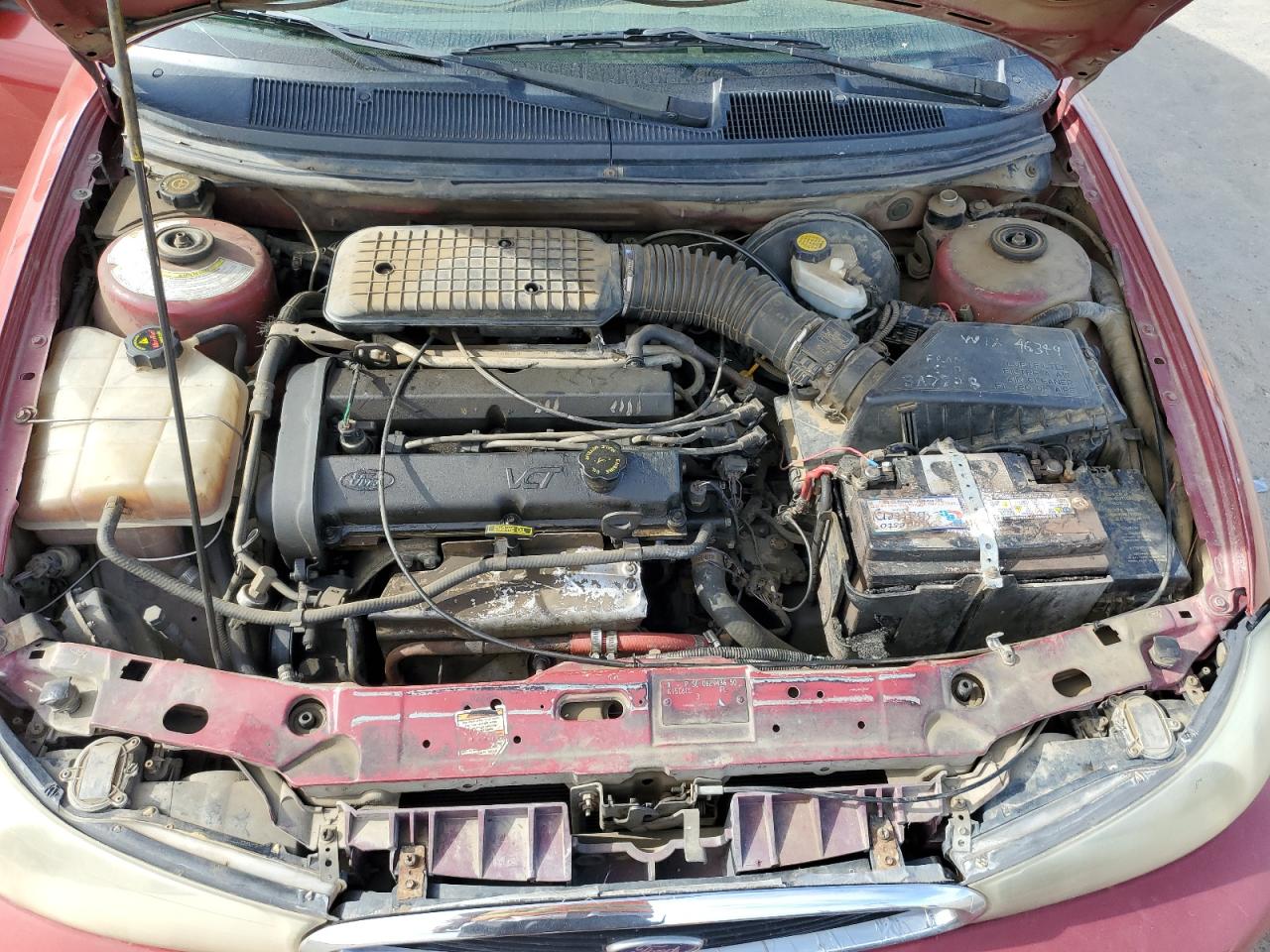1999 Ford Contour VIN 1FAFP6633XK158685 Copart auction photo, side damage thumbnail 12
