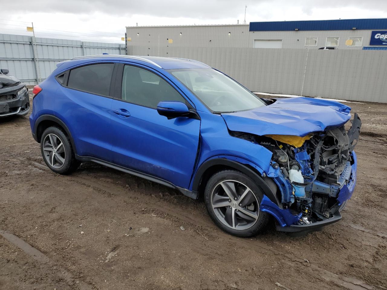 2021 Honda HR-V VIN 3CZRU6H57MM721590 Copart auction photo, front end damage thumbnail 4