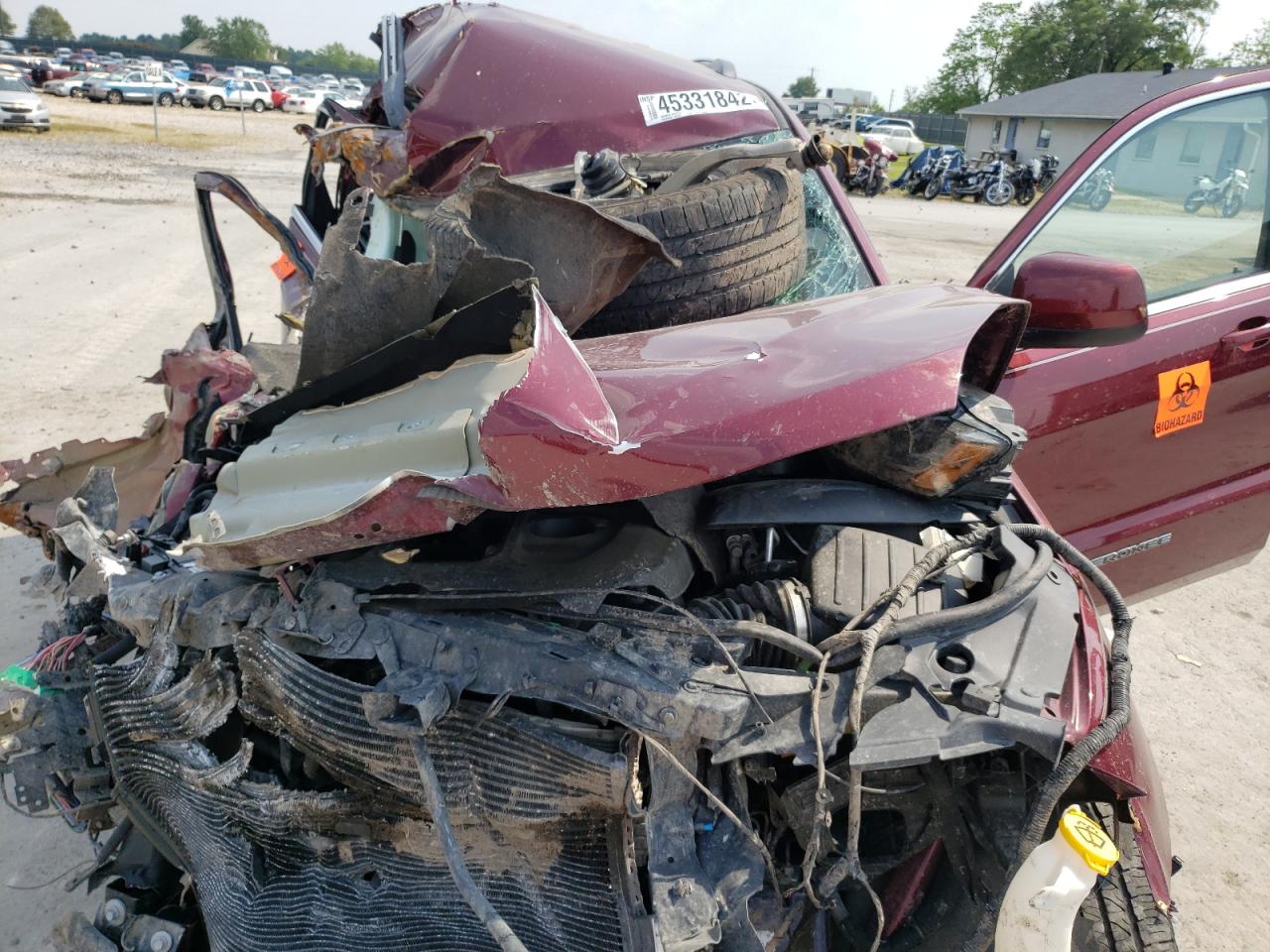 2020 Jeep Grand Cherokee VIN 1C4RJFAG3LC149363 Copart auction photo, all over damage thumbnail 7