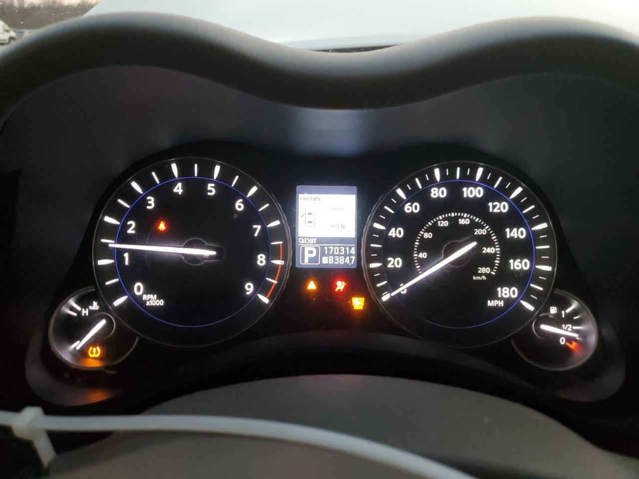 2012 Infiniti M VIN JN1BY1AP3CM335661 Copart auction photo, front end damage thumbnail 9