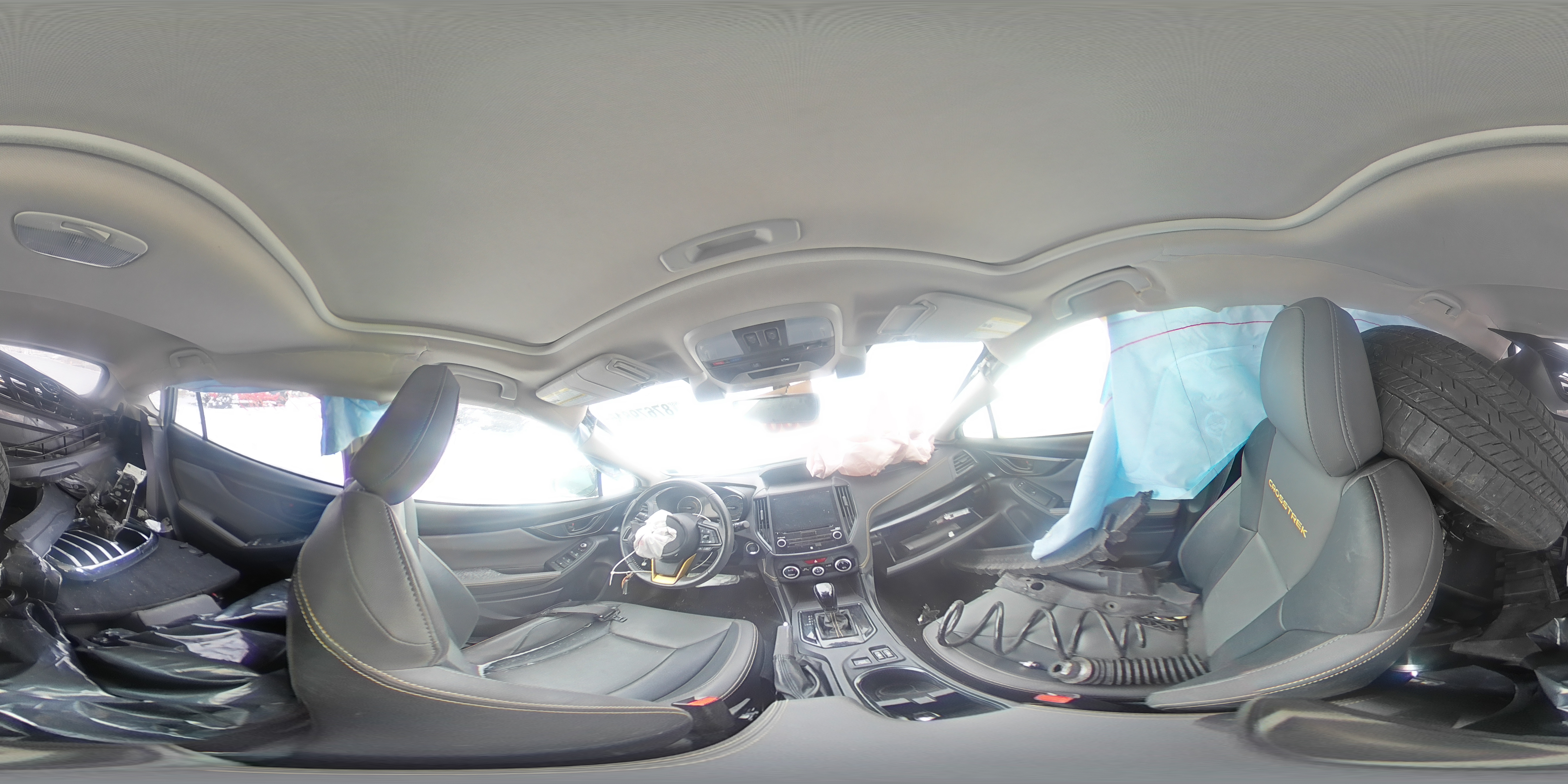 2021 Subaru XV VIN JF2GTHSC4MH214266 Copart auction photo, all over damage thumbnail 14