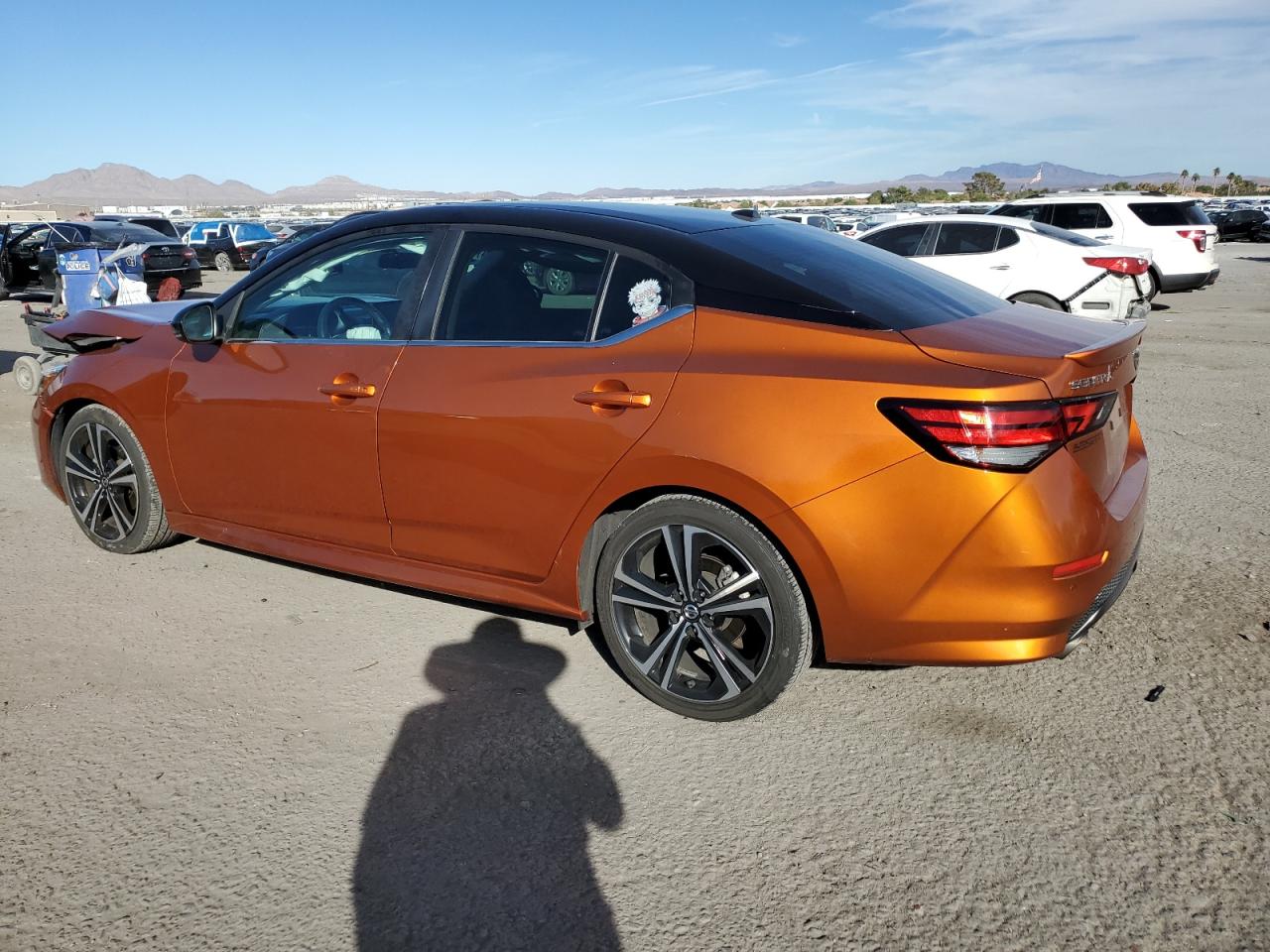 2020 Nissan Sentra VIN 3N1AB8DV0LY300153 Copart auction photo, front end damage thumbnail 2