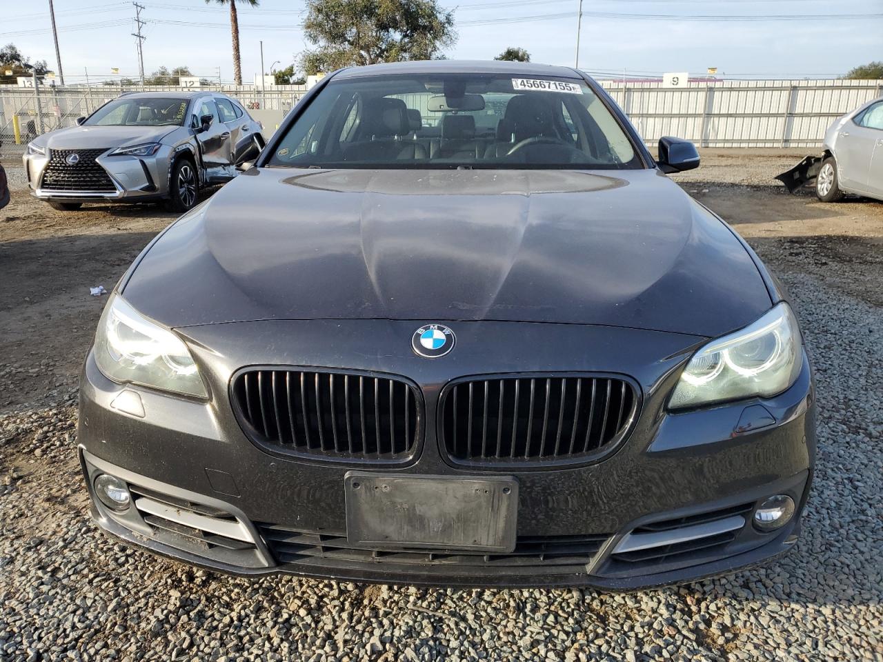 2015 BMW 5er VIN WBA5A5C56FD516174 Copart auction photo, rear end damage thumbnail 5