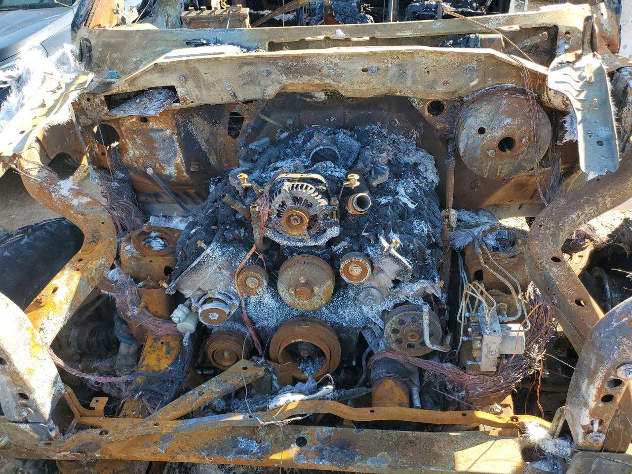 2013 Ford F-150 VIN 1FTFW1R69DFD40465 Copart auction photo, burn damage thumbnail 11