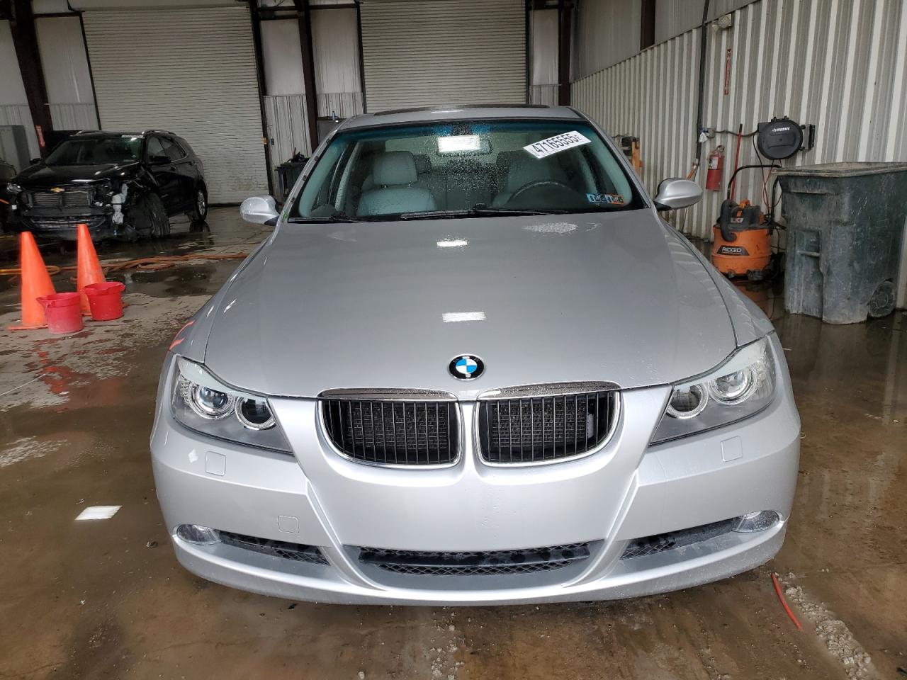 2007 BMW 3er VIN WBAVC935X7KZ71995 Copart auction photo, side damage thumbnail 5