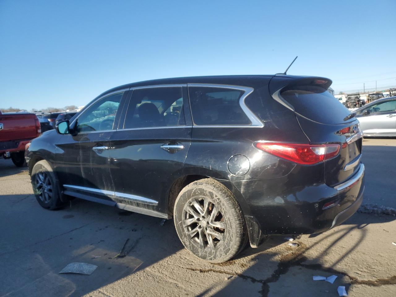 2013 Infiniti JX VIN 5N1AL0MN4DC326210 Copart auction photo, front end / side damage thumbnail 2