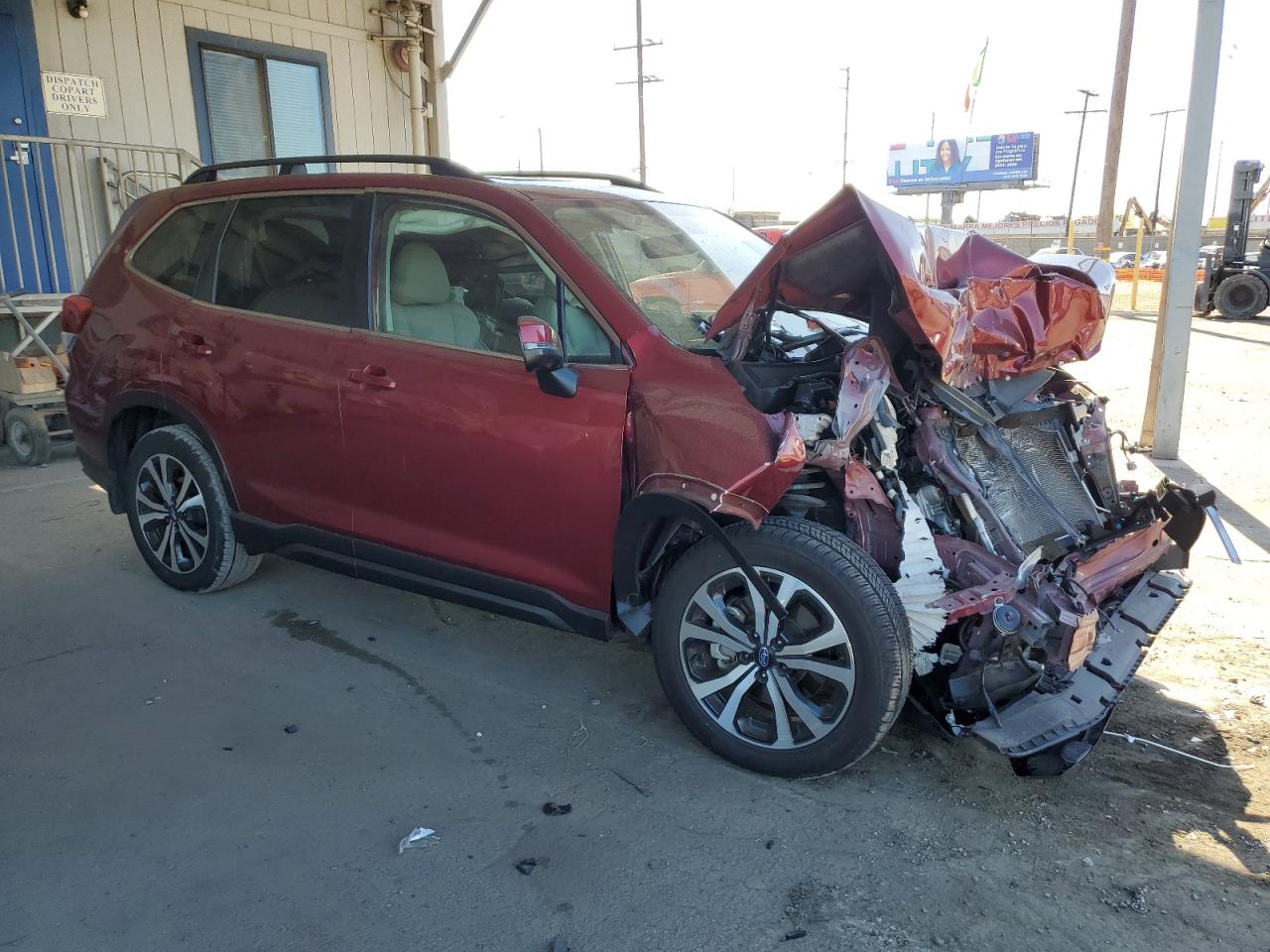 2021 Subaru Forester VIN JF2SKASC0MH471428 Copart auction photo, front end damage thumbnail 4