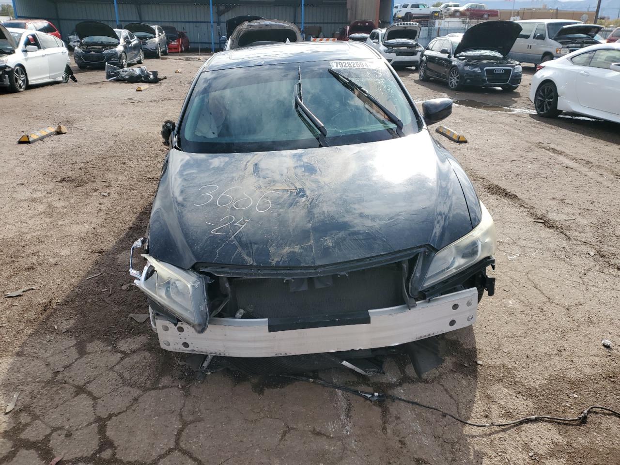 2013 Acura ILX VIN 19VDE2E50DE000654 Copart auction photo, all over damage thumbnail 5