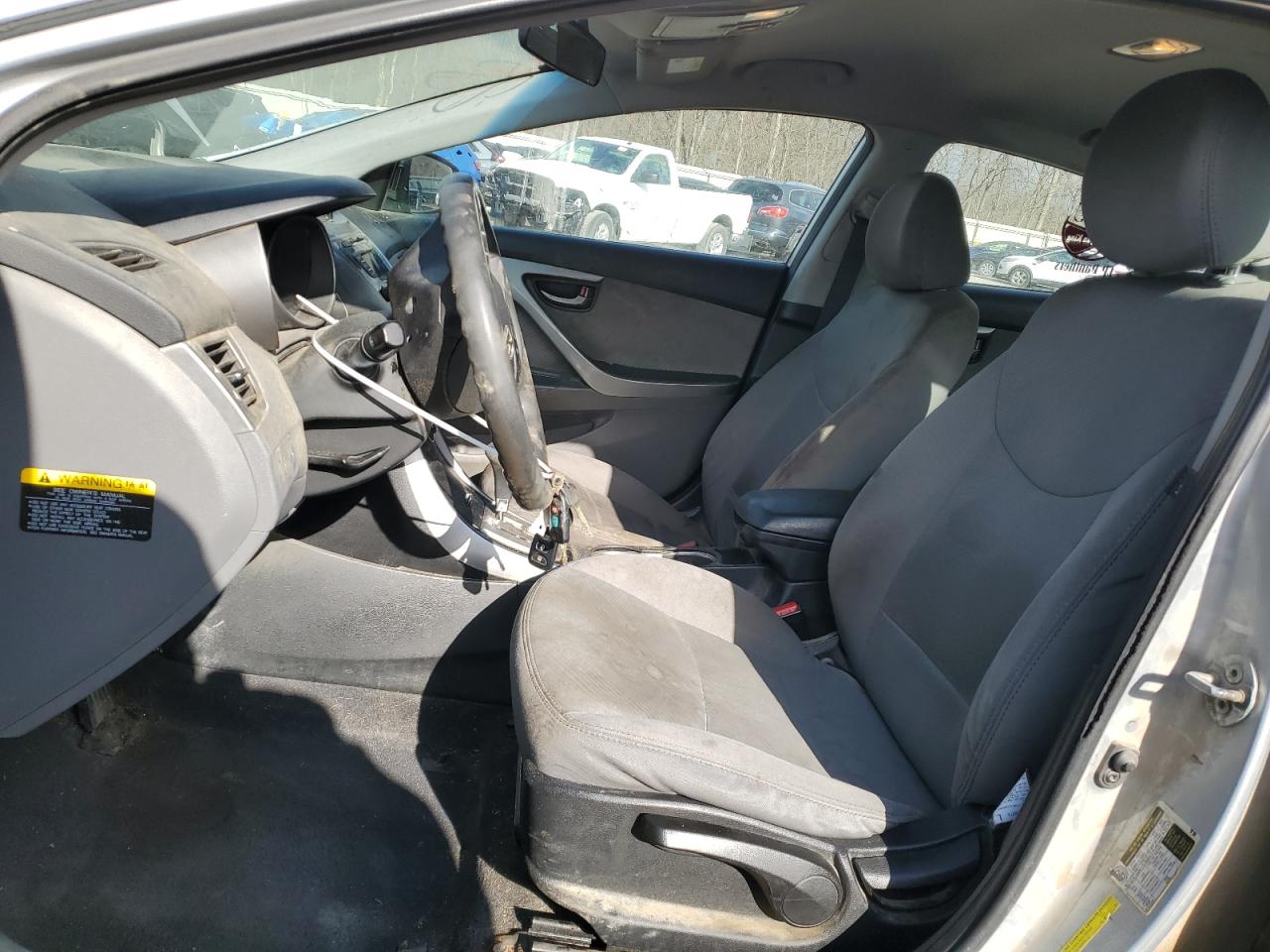 2013 Hyundai Elantra VIN 5NPDH4AE6DH453513 Copart auction photo, rear end damage thumbnail 7