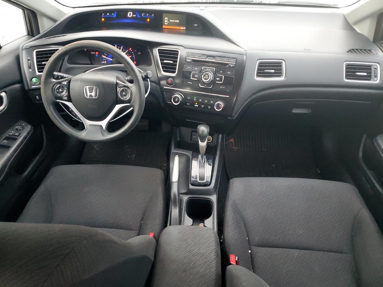2013 Honda Civic VIN 2HGFB2F58DH580720 Copart auction photo, burn damage thumbnail 8