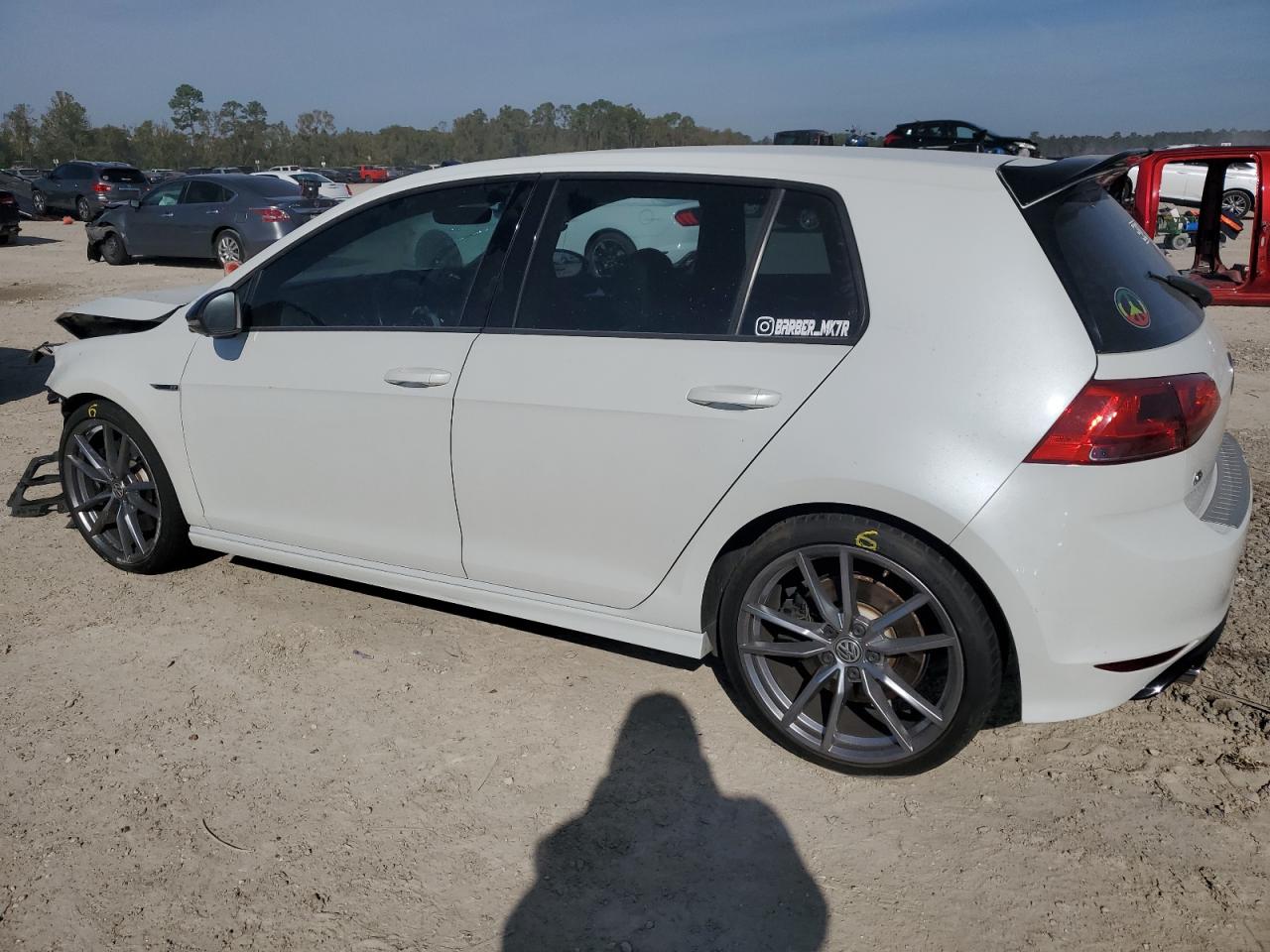 2017 Volkswagen Golf VIN WVWVF7AU6HW040722 Copart auction photo, front end / minor dent/scratches damage thumbnail 2