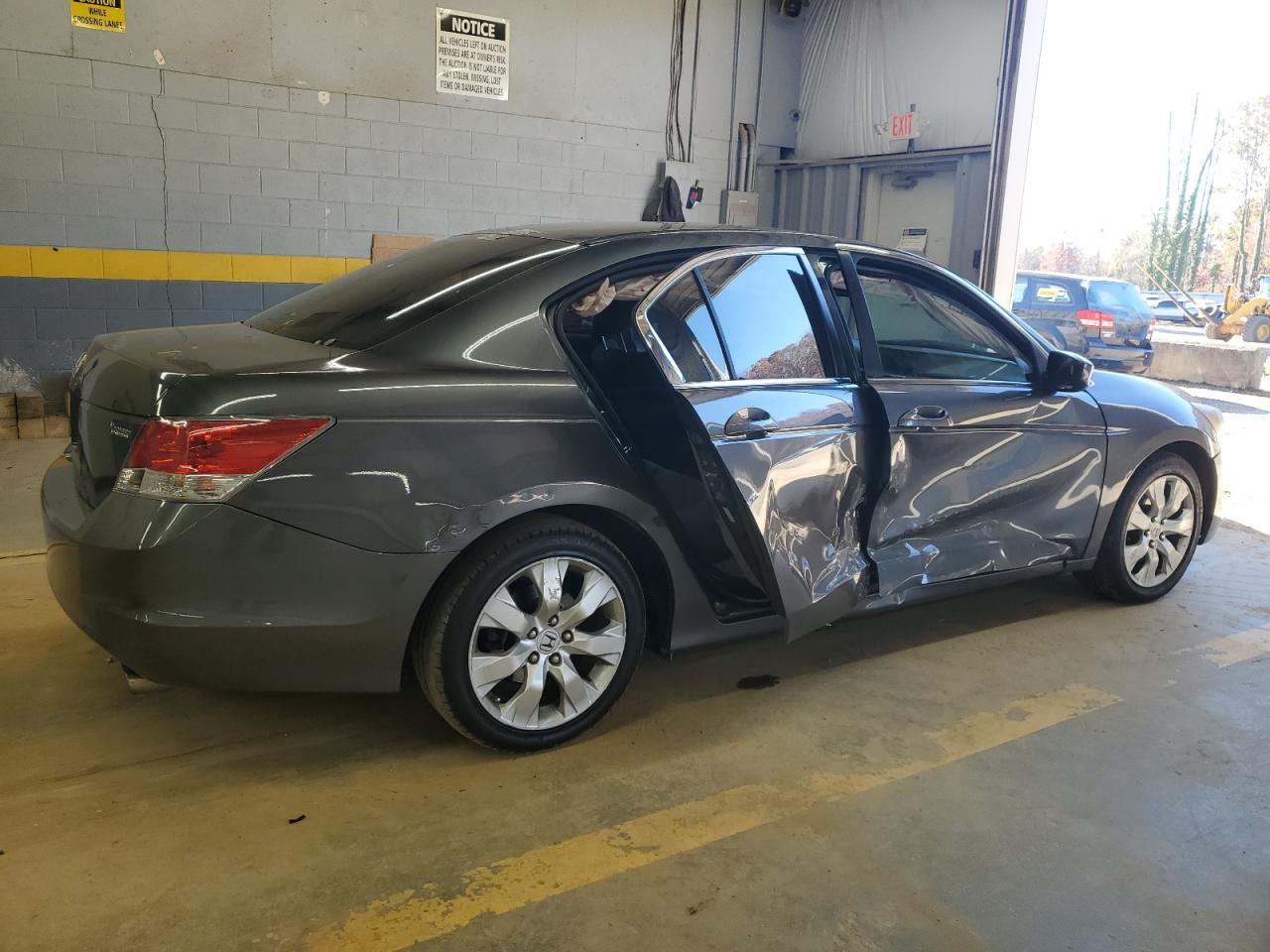 2010 Honda Accord VIN 1HGCP2F74AA175762 Copart auction photo, side damage thumbnail 3