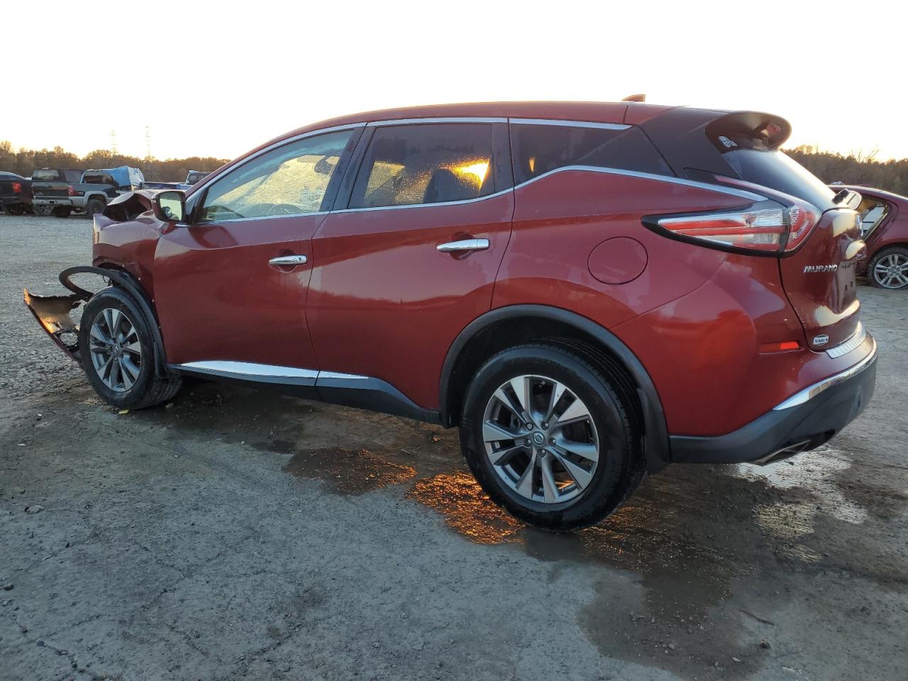 2018 Nissan Murano VIN 5N1AZ2MG3JN129783 Copart auction photo, front end / side damage thumbnail 2