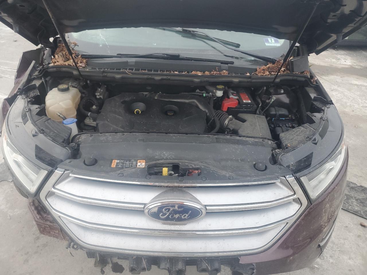 2018 Ford Edge VIN 2FMPK4K95JBB39743 Copart auction photo, front end / side damage thumbnail 12