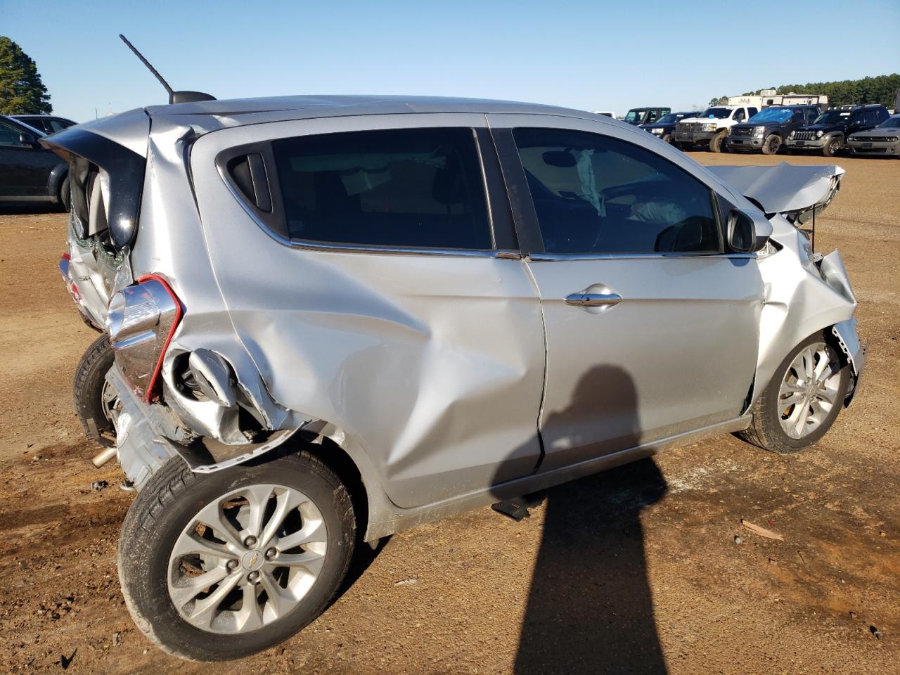2020 Chevrolet Spark VIN KL8CF6SA2LC467288 Copart auction photo, all over damage thumbnail 3