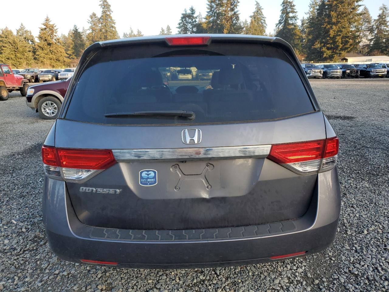 2016 Honda Odyssey VIN 5FNRL5H45GB002860 Copart auction photo, front end damage thumbnail 6